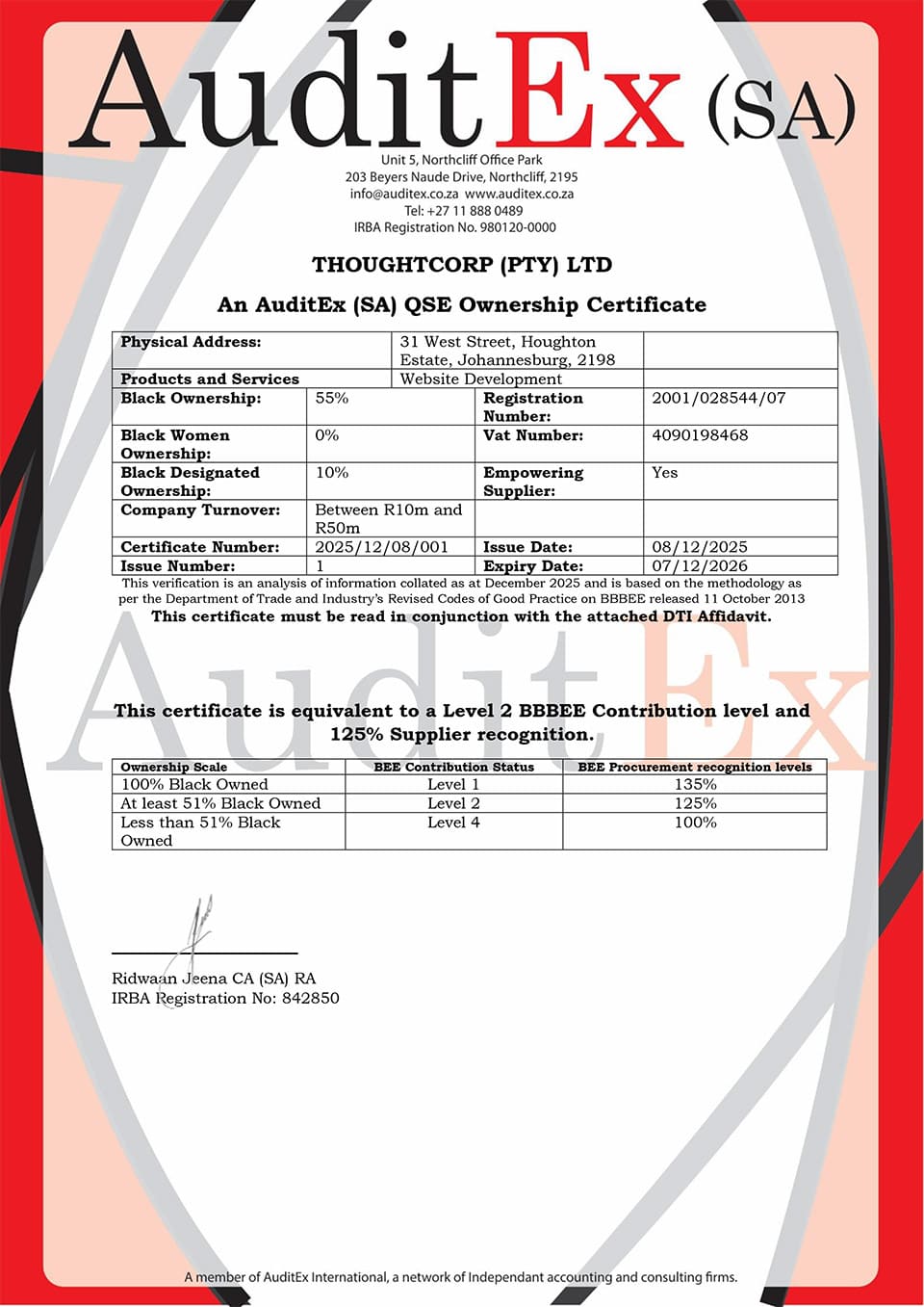 BEE-Certificate-2026